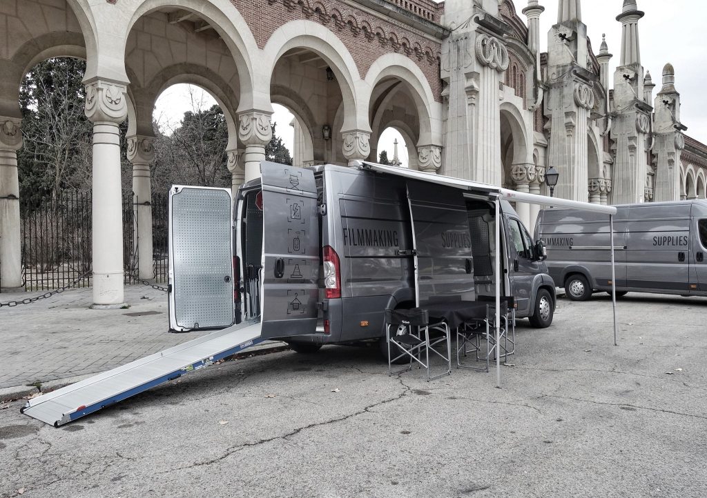 Transporte para rodajes